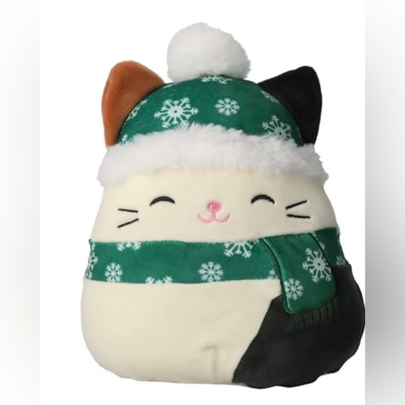 Kellytoy Other - CAM SQUISHMALLOW With Scarf and Hat 7.5” NWT